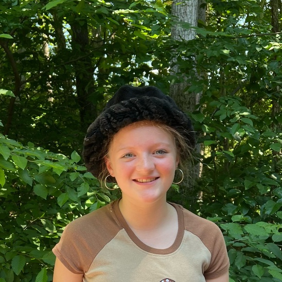 Chocolate Brown Faux Fur Brimmed Pillbox Hat - Picture 2 of 7